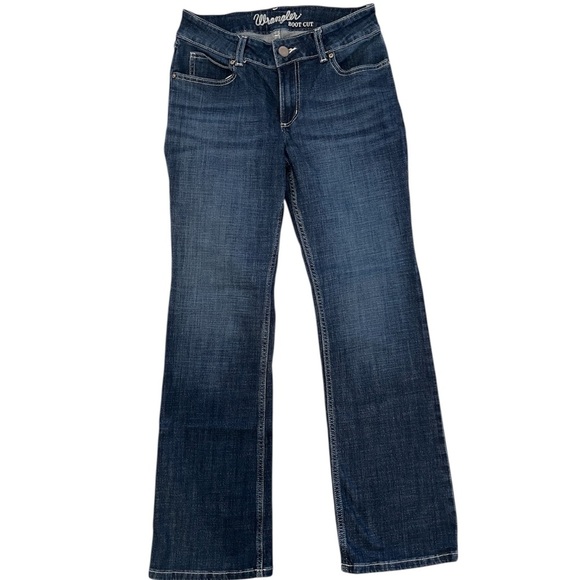 Wrangler Denim - Wrangler Women's Dark Blue Bootcut Jeans